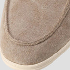 Suede Slip On Loafers