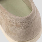 Suede Slip On Loafers