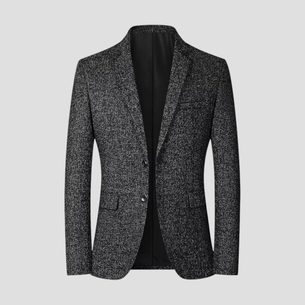Men’s Premium Cashmere Blend Slim Fit Blazer for Formal Occasions