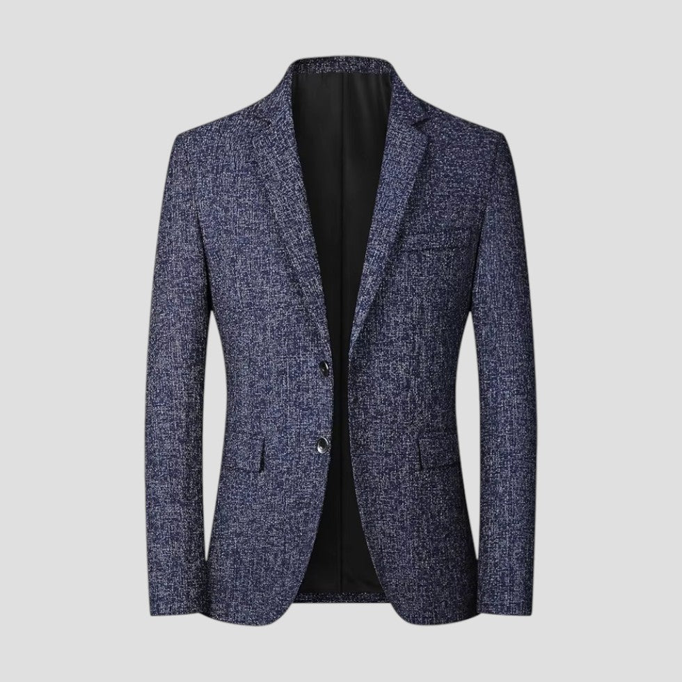 Men’s Premium Cashmere Blend Slim Fit Blazer for Formal Occasions