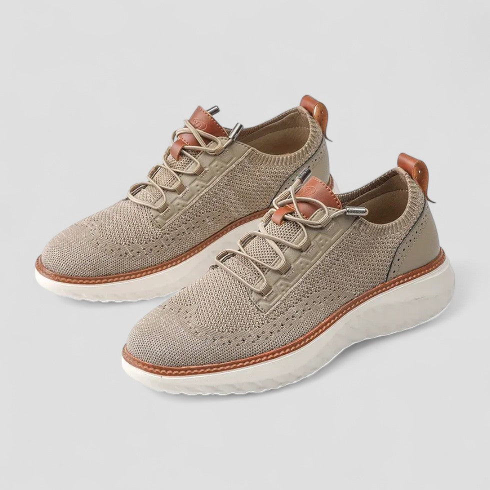 Knit Lace Up Lightweight Sneakers
