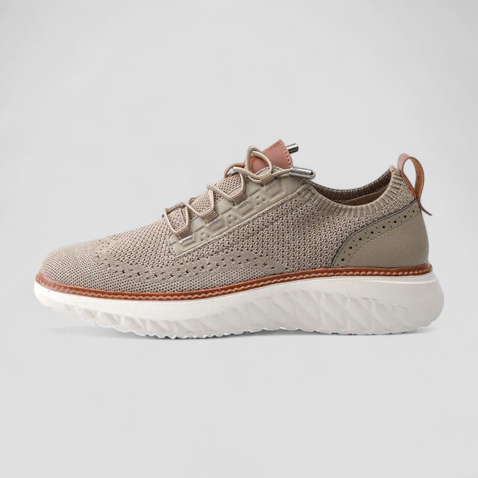Knit Lace Up Lightweight Sneakers