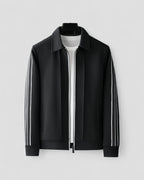 Mens Two Piece Zip Up Track Jacket and Jogger Set