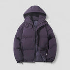 Padded Men’s Winter Puffer Jacket with Hood