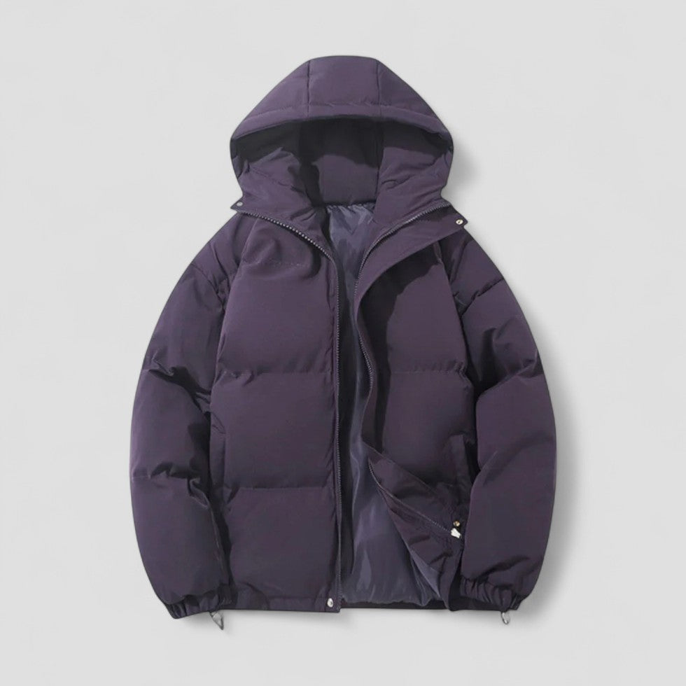 Padded Men’s Winter Puffer Jacket with Hood