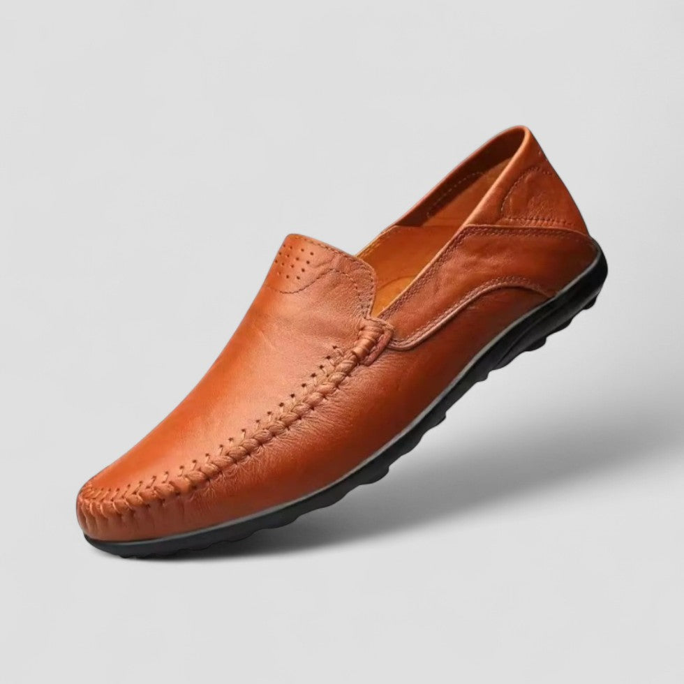 Men’s Leather Slip-On Loafers
