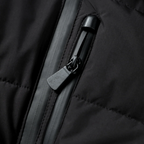 Women’s Belted Puffer Jacket with Detachable Hood