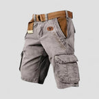 Cotton Cargo Shorts with Utility Pockets
