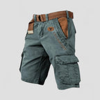 Cotton Cargo Shorts with Utility Pockets