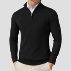 Men’s Cashmere Half Zip Pullover Sweater