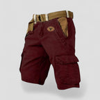 Cotton Cargo Shorts with Utility Pockets