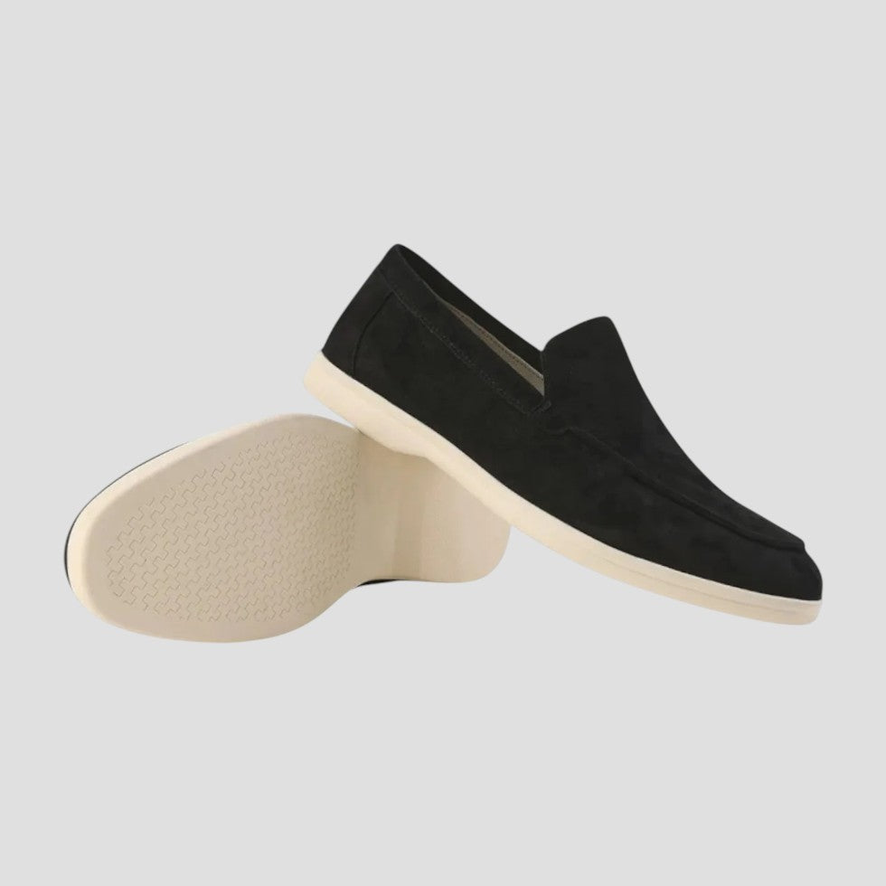 Suede Slip On Loafers
