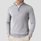 Men’s Cashmere Half Zip Pullover Sweater