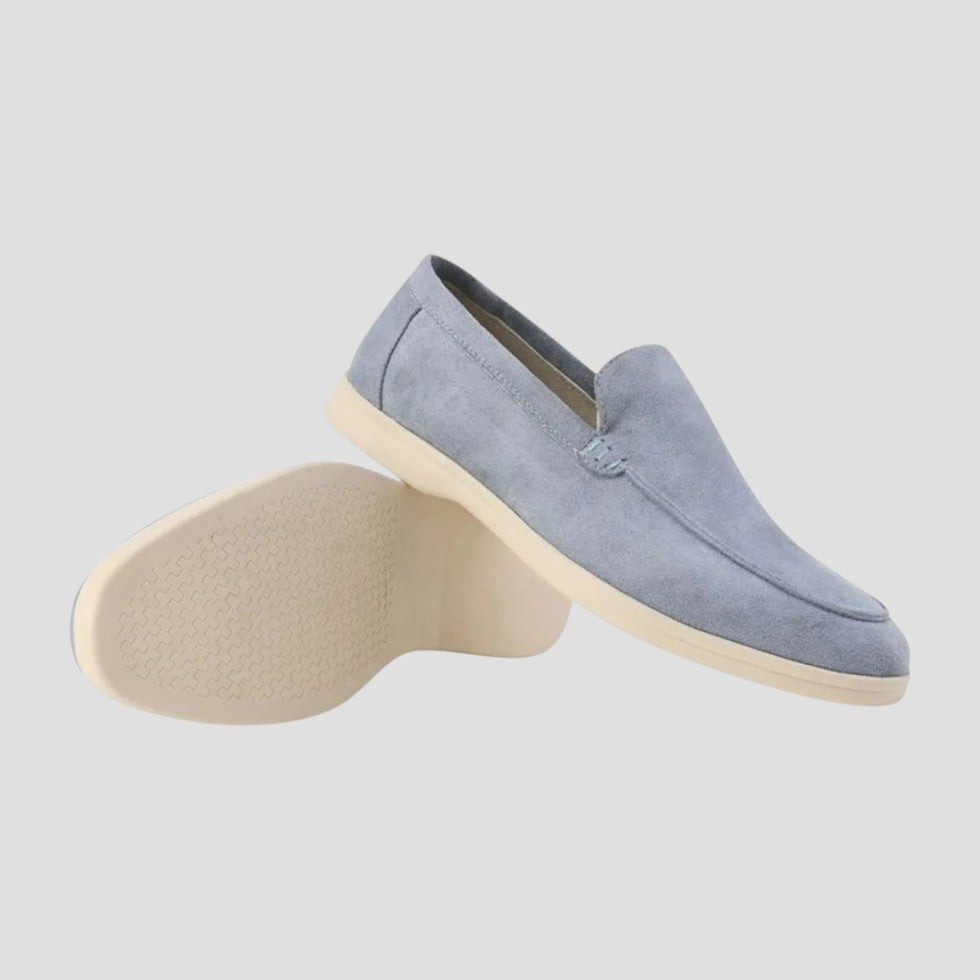 Suede Slip On Loafers