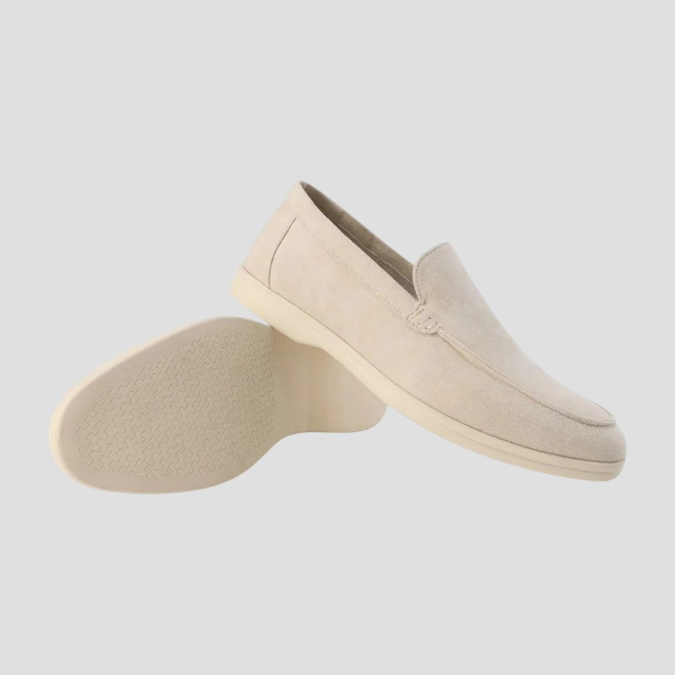 Suede Slip On Loafers