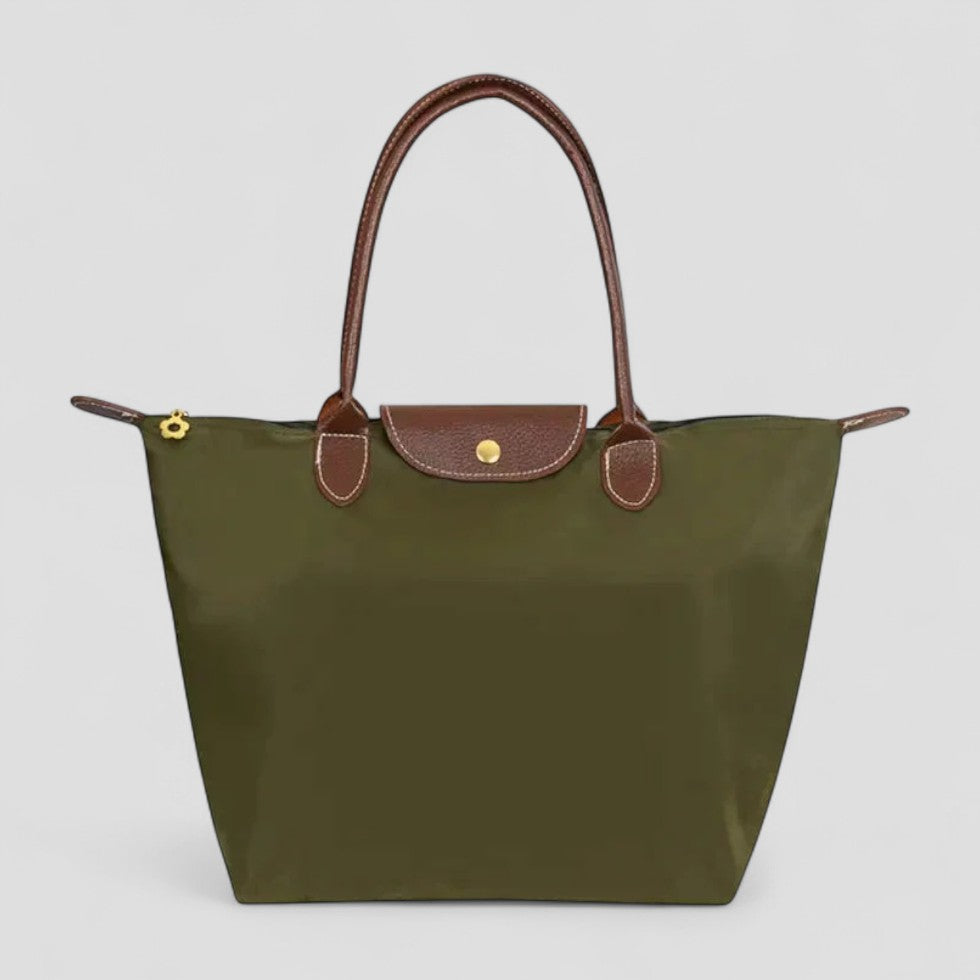 Foldable Nylon Tote Shoulder Bag for Women