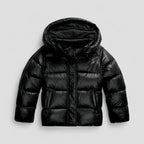 Hooded Shiny Puffer Winter Jacket for Women