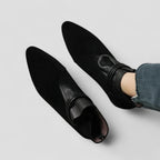 Pointed Toe Low Heel Ankle Boots
