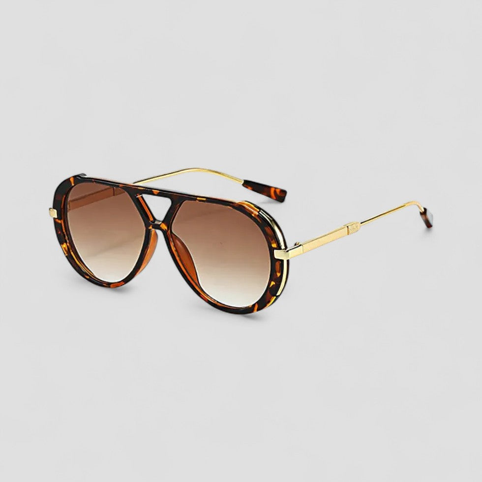 Oversized Gradient Aviator Sunglasses for Women