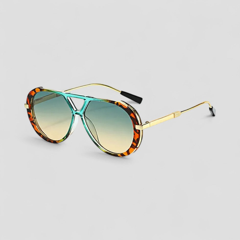 Oversized Gradient Aviator Sunglasses for Women