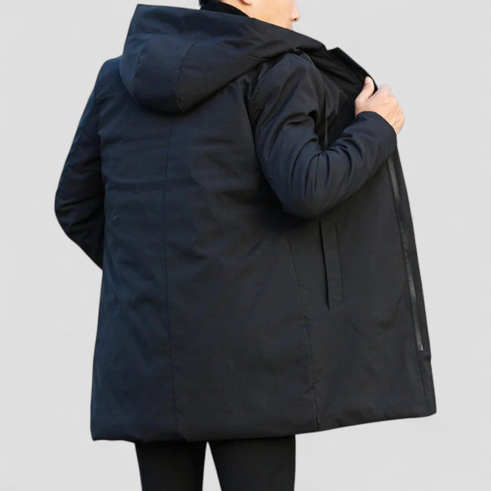 Quilted Hooded Winter Parka Jacket