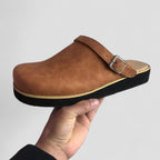 Leather Slip On Clog Sandals for Men