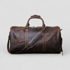 Leather Travel Duffel Bag for Men