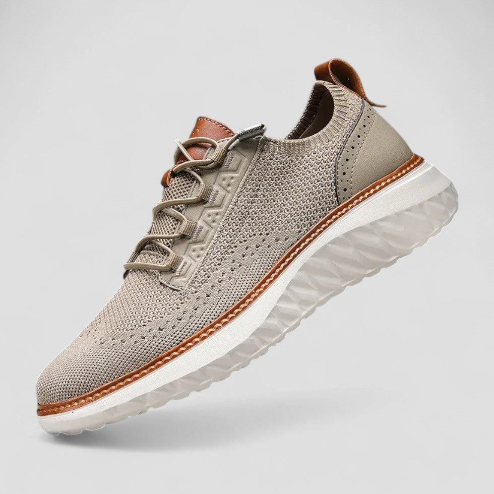 Knit Lace Up Lightweight Sneakers