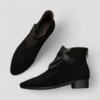 Pointed Toe Low Heel Ankle Boots
