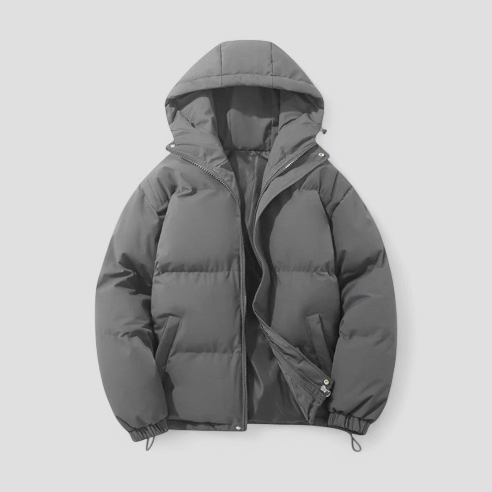 Padded Men’s Winter Puffer Jacket with Hood