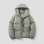 Padded Men’s Winter Puffer Jacket with Hood