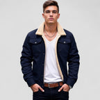 Faux Shearling Lined Winter Jacket