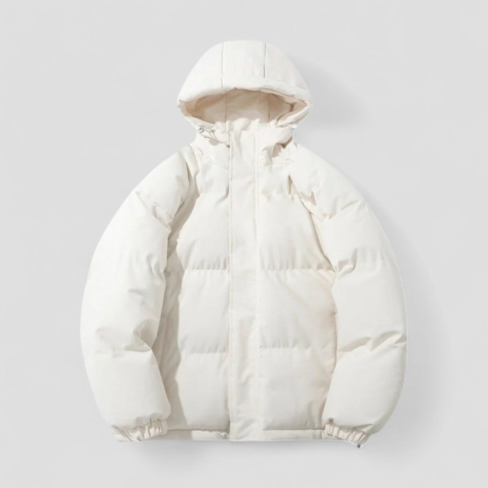 Padded Men’s Winter Puffer Jacket with Hood