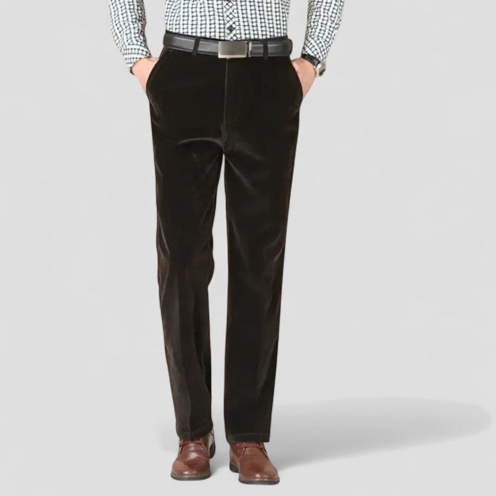 Straight Fit Corduroy Pants