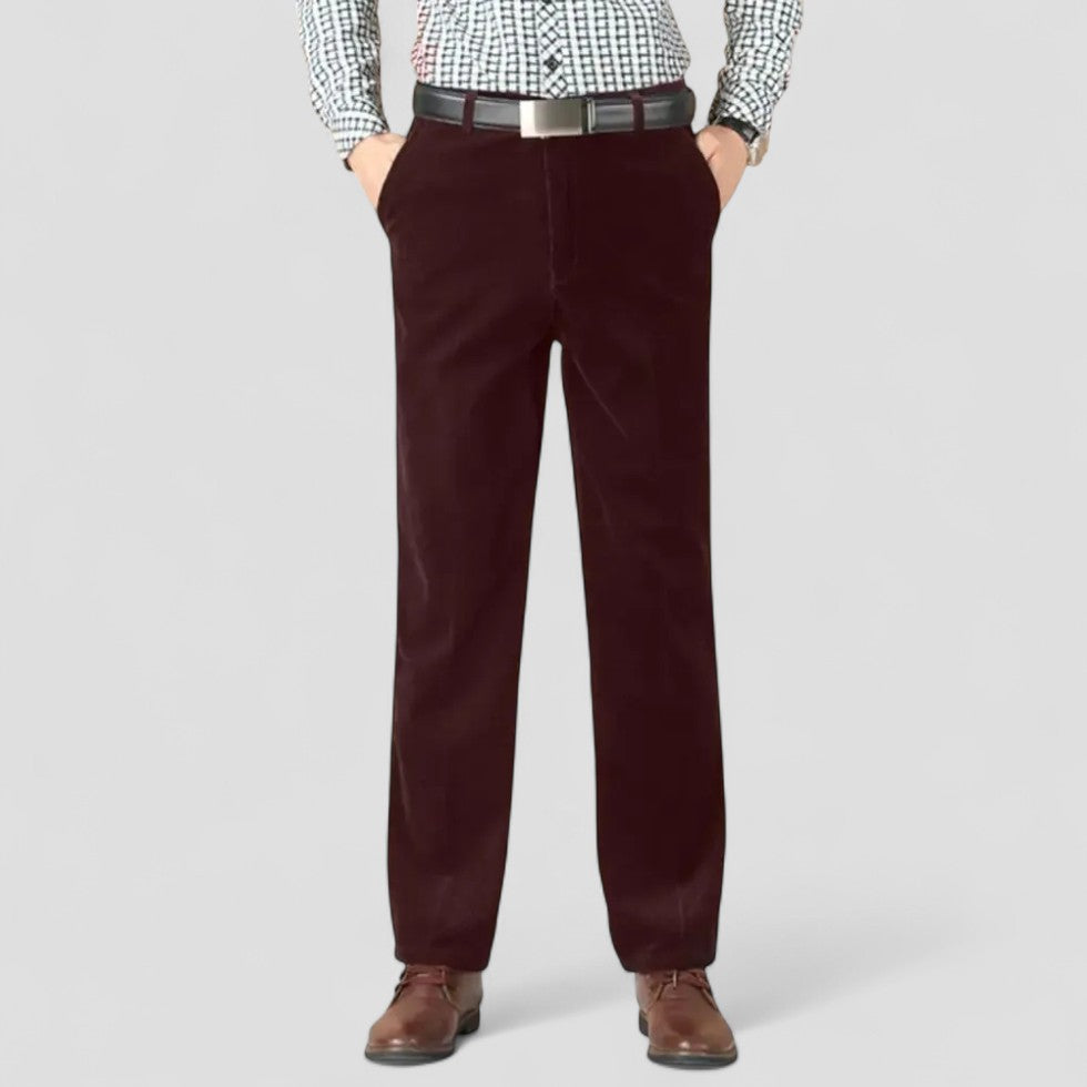 Straight Fit Corduroy Pants