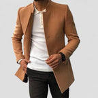Slim Fit Stand Collar Coat
