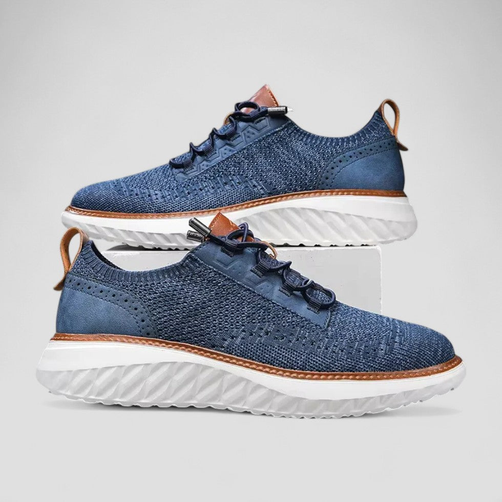 Knit Lace Up Lightweight Sneakers