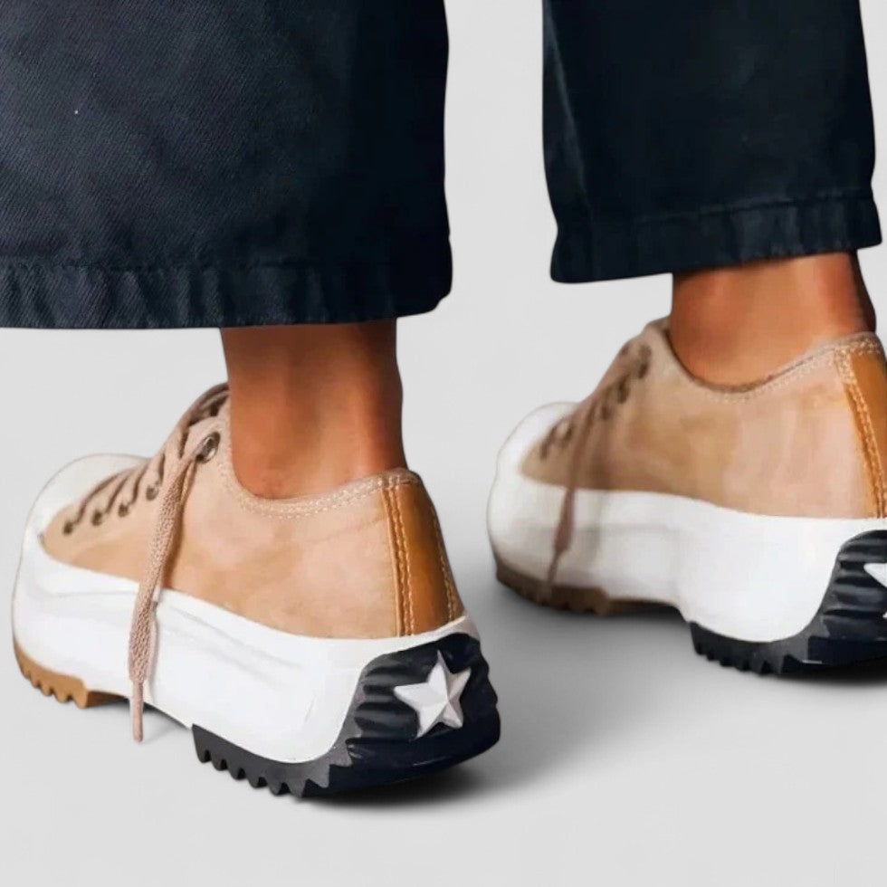 Chunky Lace Up Platform Sneakers