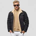 Faux Shearling Lined Winter Jacket