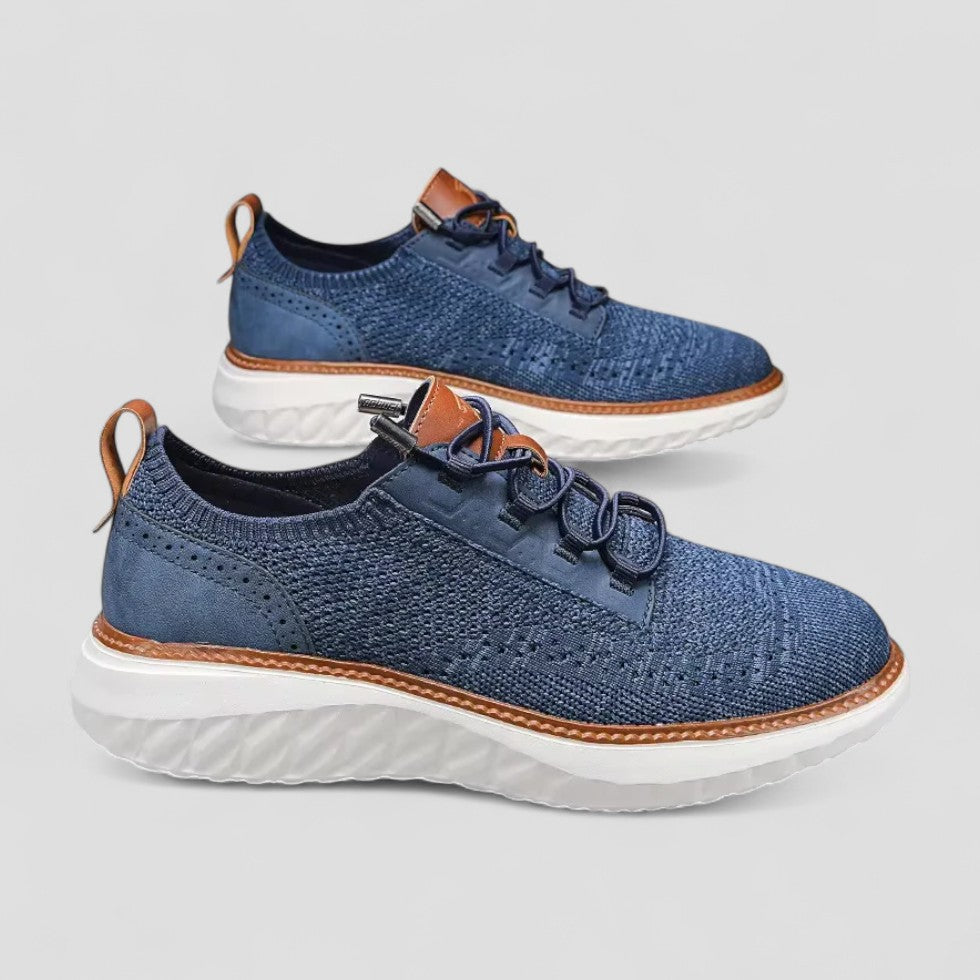 Knit Lace Up Lightweight Sneakers