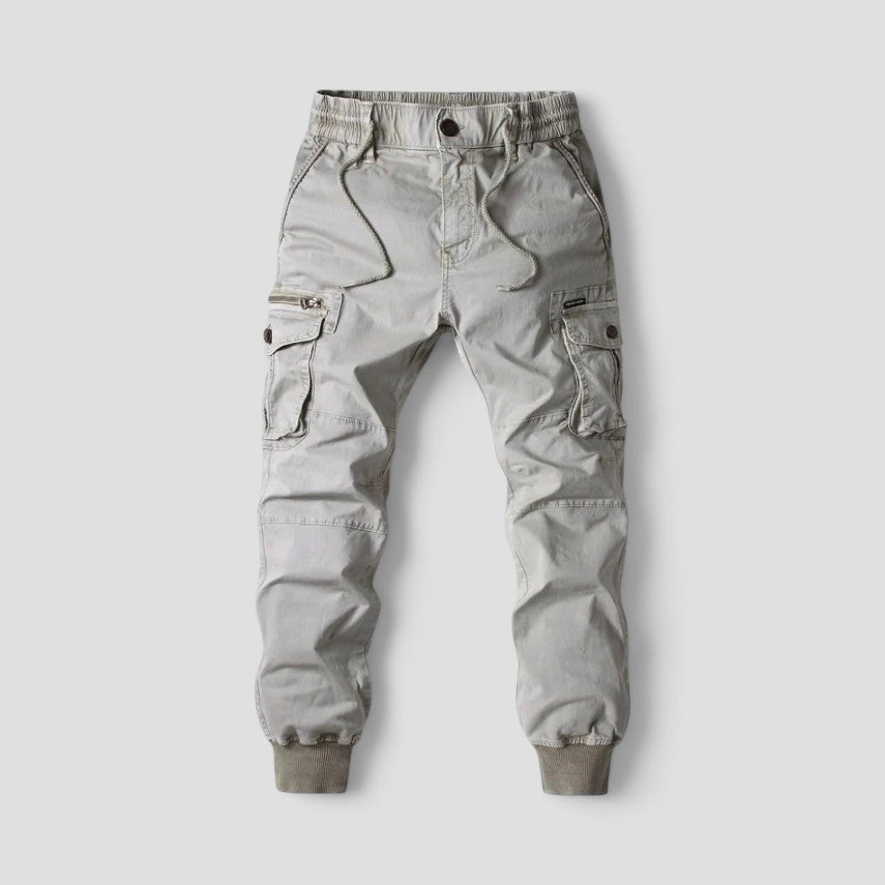 Cargo Jogger Pants with Multi Pockets