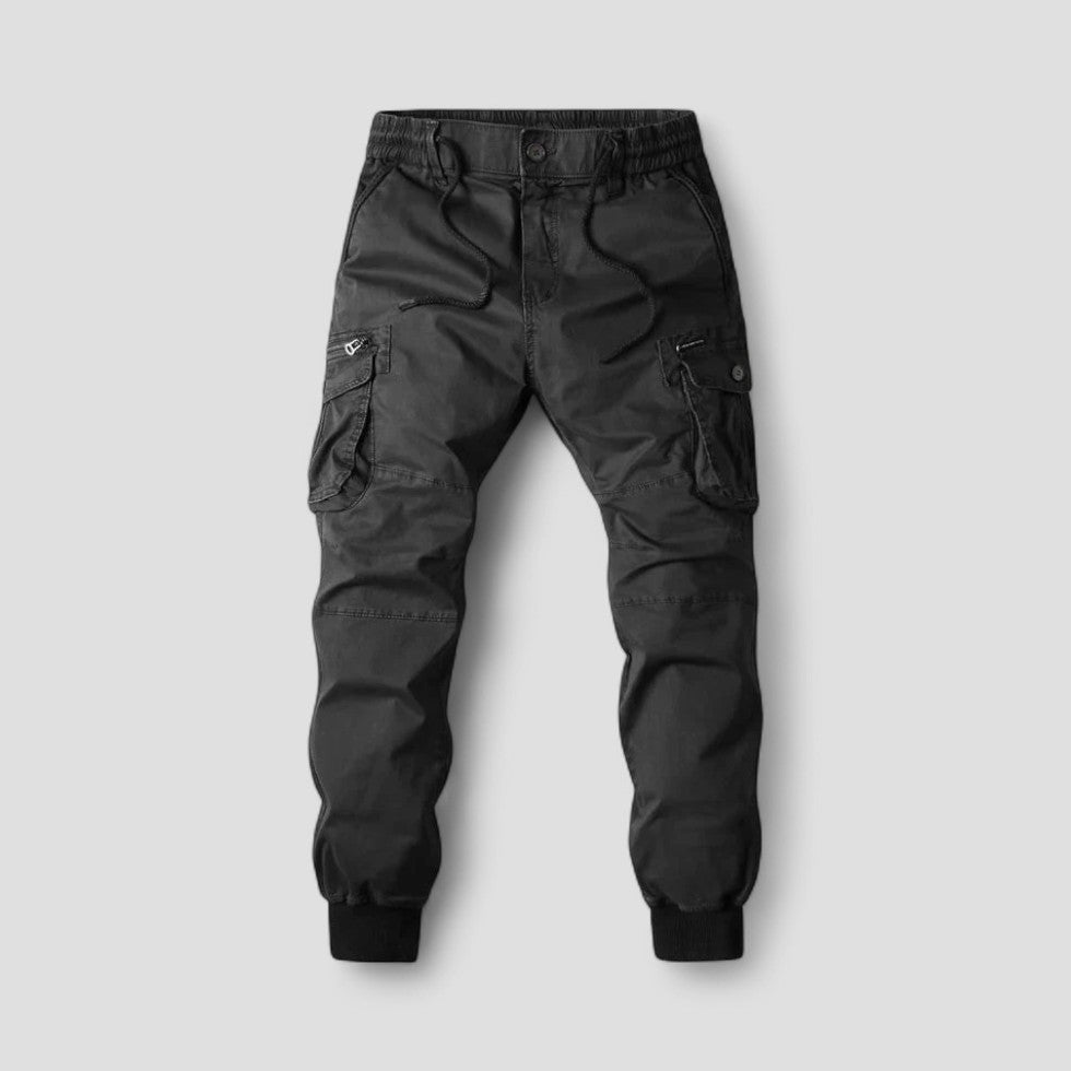 Cargo Jogger Pants with Multi Pockets