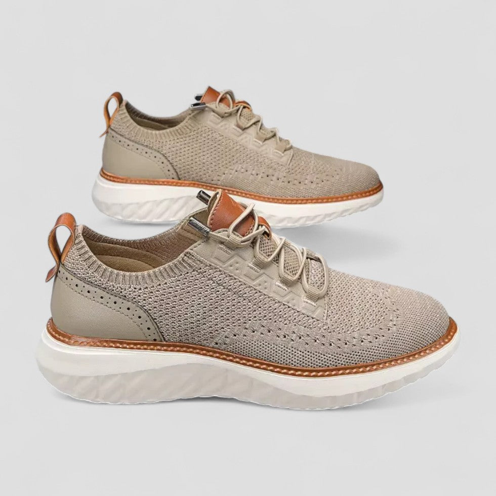 Knit Lace Up Lightweight Sneakers