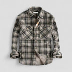 Plaid Corduroy Button Up Shirt