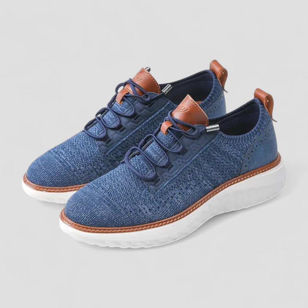 Knit Lace Up Lightweight Sneakers